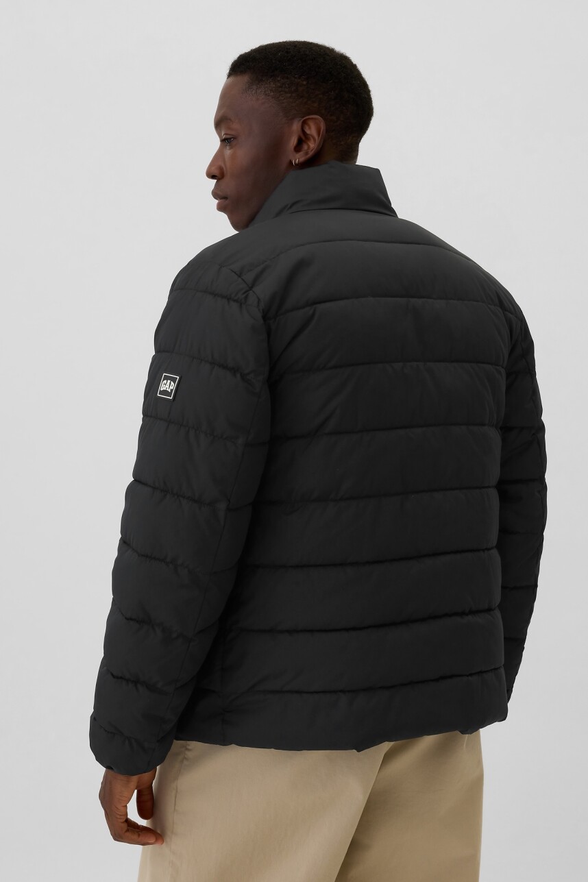 Campera Light Weight Puffer Hombre True Black V2