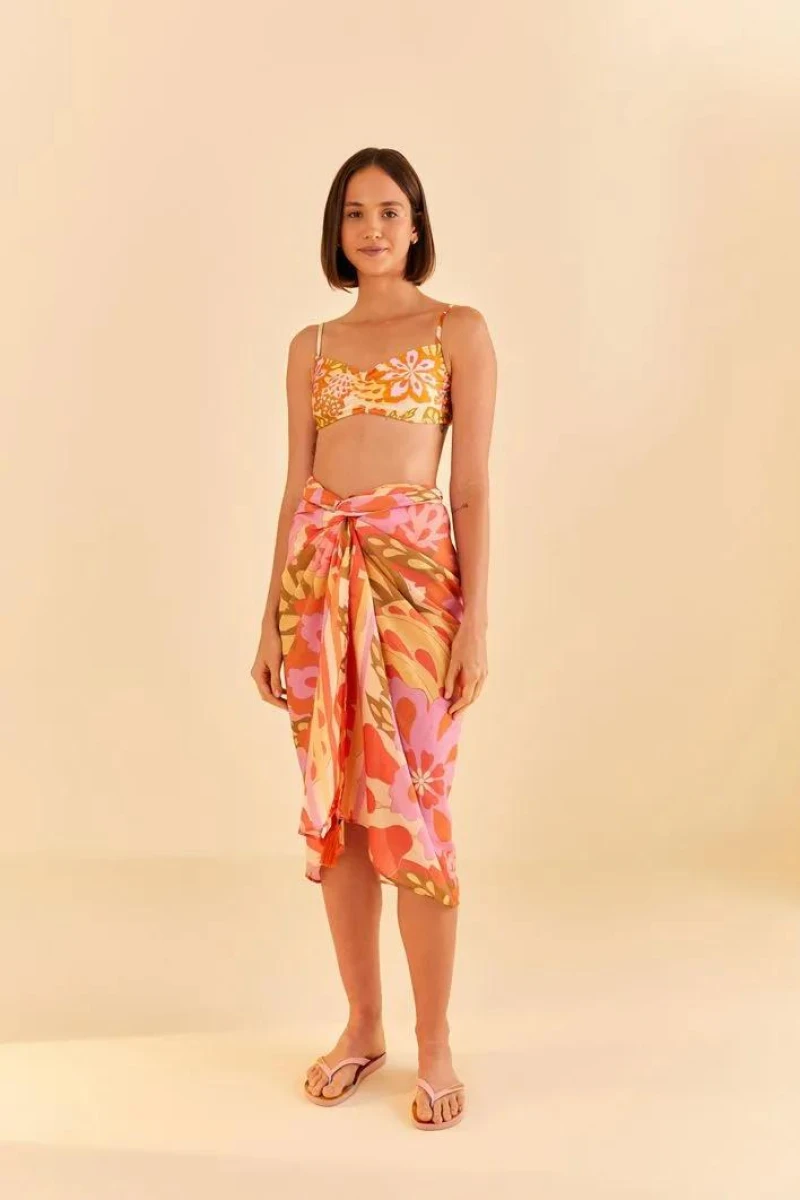 TRAJE DE BAÑO Naranja