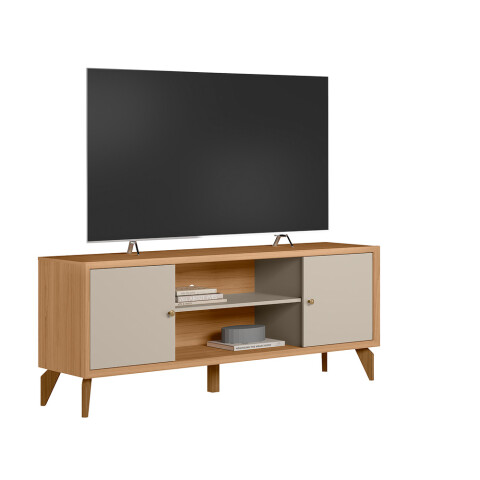 LINEA- RACK PORTO PARA TV 70" NATURE OFF WHITE LINEA- RACK PORTO PARA TV 70" NATURE OFF WHITE