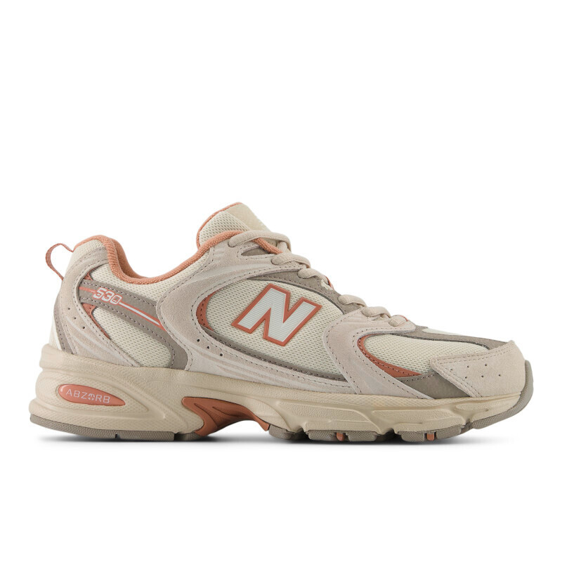 Zapatillas 530 de Mujer Crema