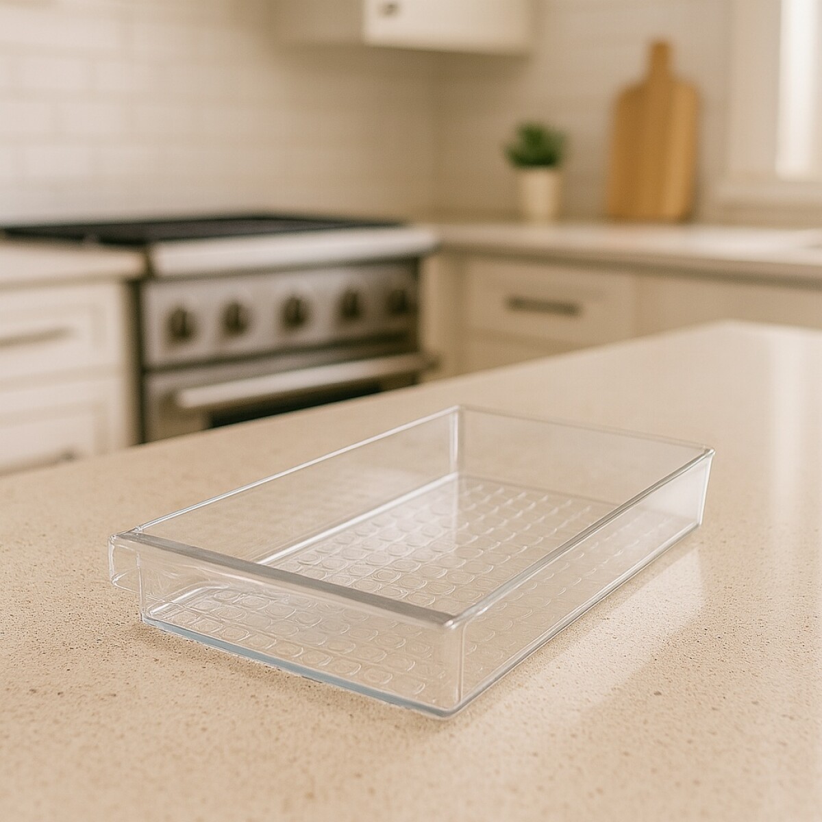 ORGANIZADOR RECTANGULAR ACRILICO 32X21X5,3CM 