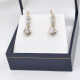 Caravana En Oro 18K Platino Y Brillantes Caravana En Oro 18K Platino Y Brillantes