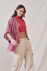 Kimono Fucsia