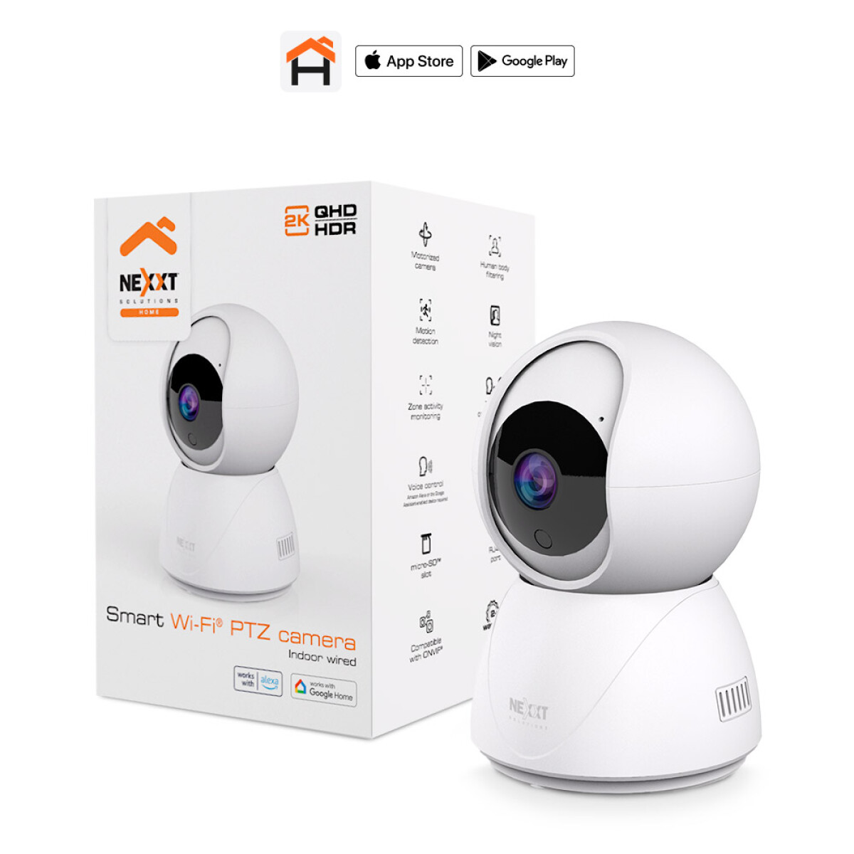 CAMARA DE SEGURIDAD SMART 2K,HUMAN BODY FILTERING, MOTION DETECTION 