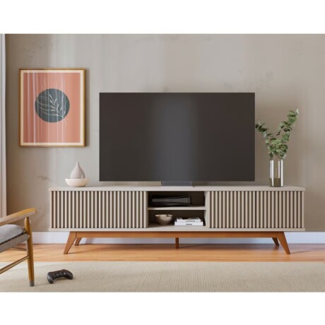 Rack TV Fortaleza Off White 4 Puertas Rack TV Fortaleza Off White 4 Puertas