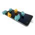 Protector De Cables De Celular Animalitos Micro iPhone Usb-c Variante Conejo Amarillo