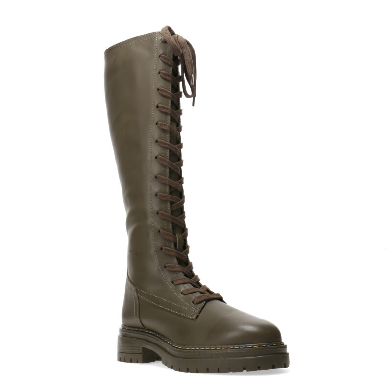 Bota de Mujer Bottero acordonada Verde Oliva
