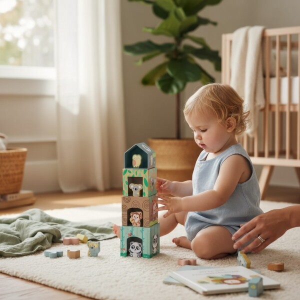 Apilable con animales encastre HIPANDO Apilable con animales encastre HIPANDO