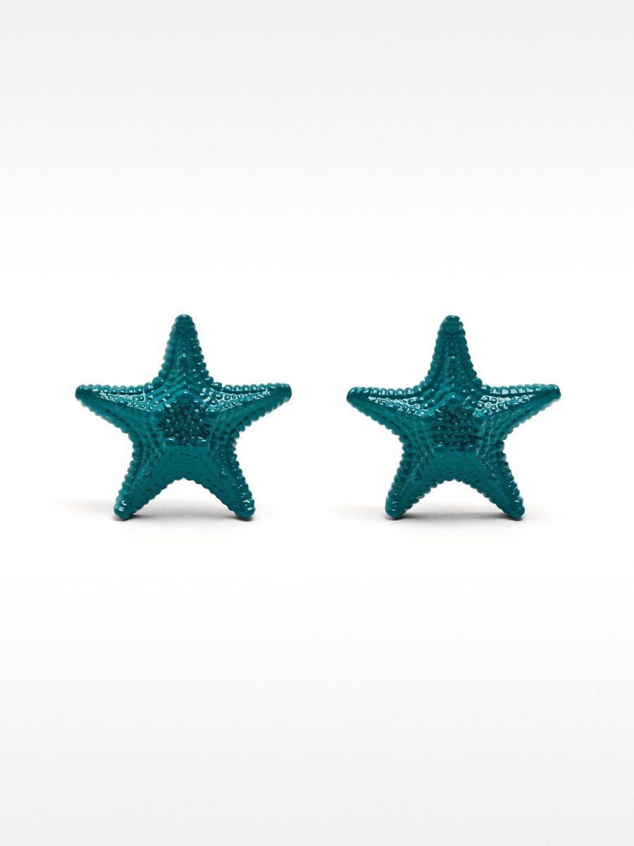 Pendientes De Estrellas De Mar rosa