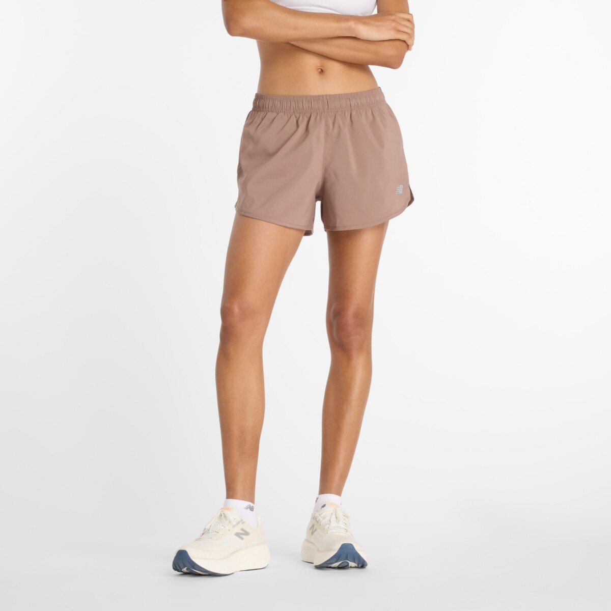 Short New Balance de Dama - Sport Essentials 3" - WS41226EAS - BROWN 