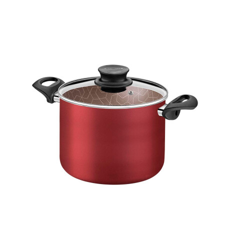 Olla C/Asas 26cm 9.6L Starflon Tramontina - Rojo Olla C/Asas 26cm 9.6L Starflon Tramontina - Rojo