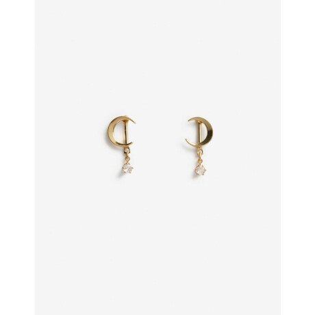 Aros Pasantes Mystic De La Línea Delicates Dorado