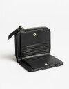 Billetera Billetera De Cuerina Con Cierre - Negro