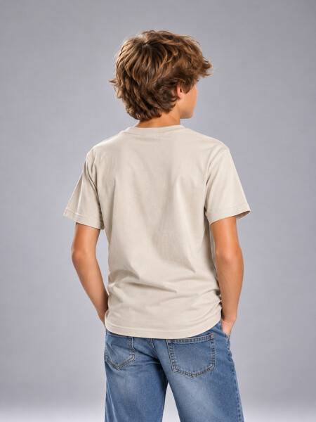 T-SHIRT N.SAILS 1508 M.C VARON BEIGE