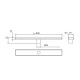 DESAGÜE RECTANGULAR 80X7 EN ACERO INOX 000