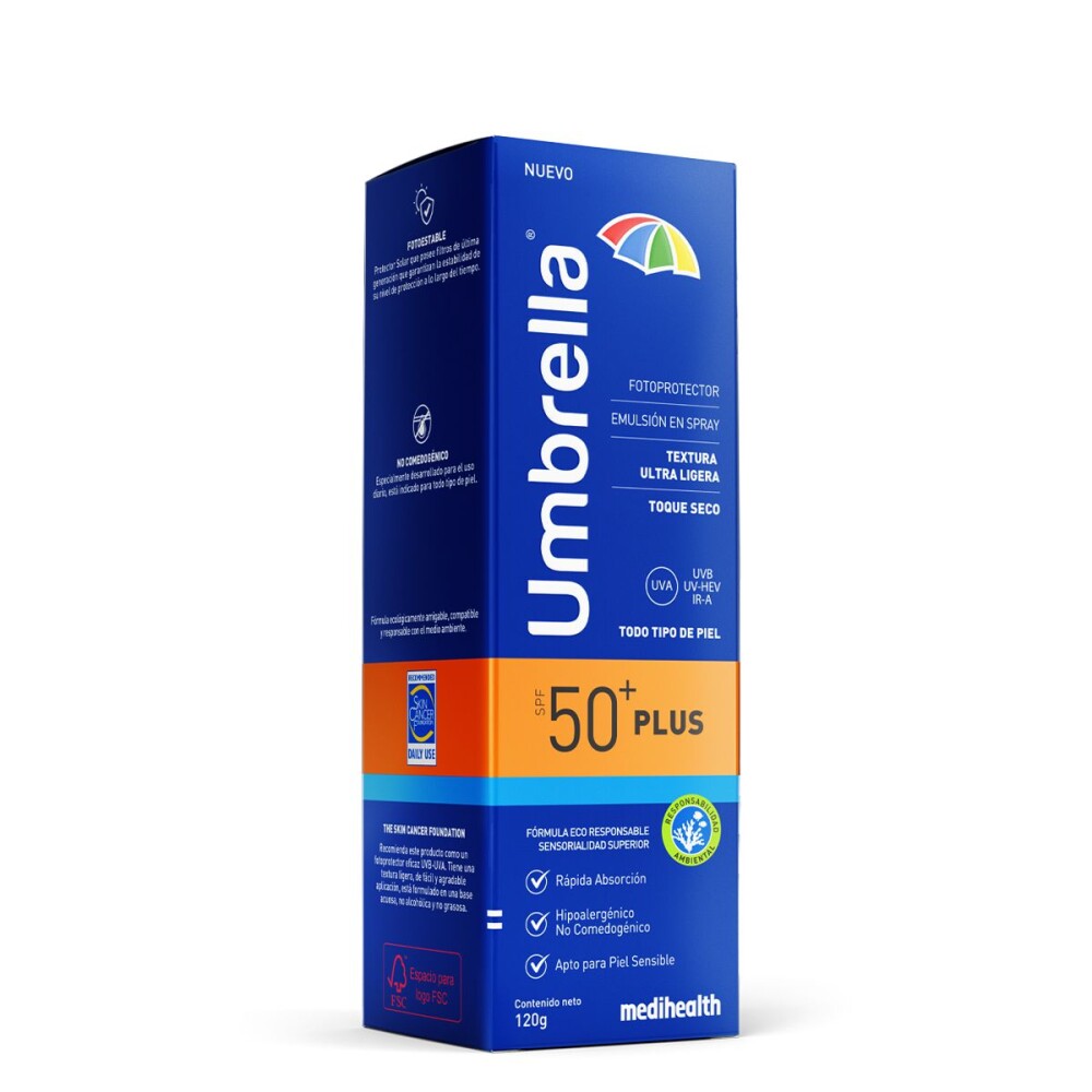 UMBRELLA RES.AGU EMUL SPF 50+ ECO X 170 única