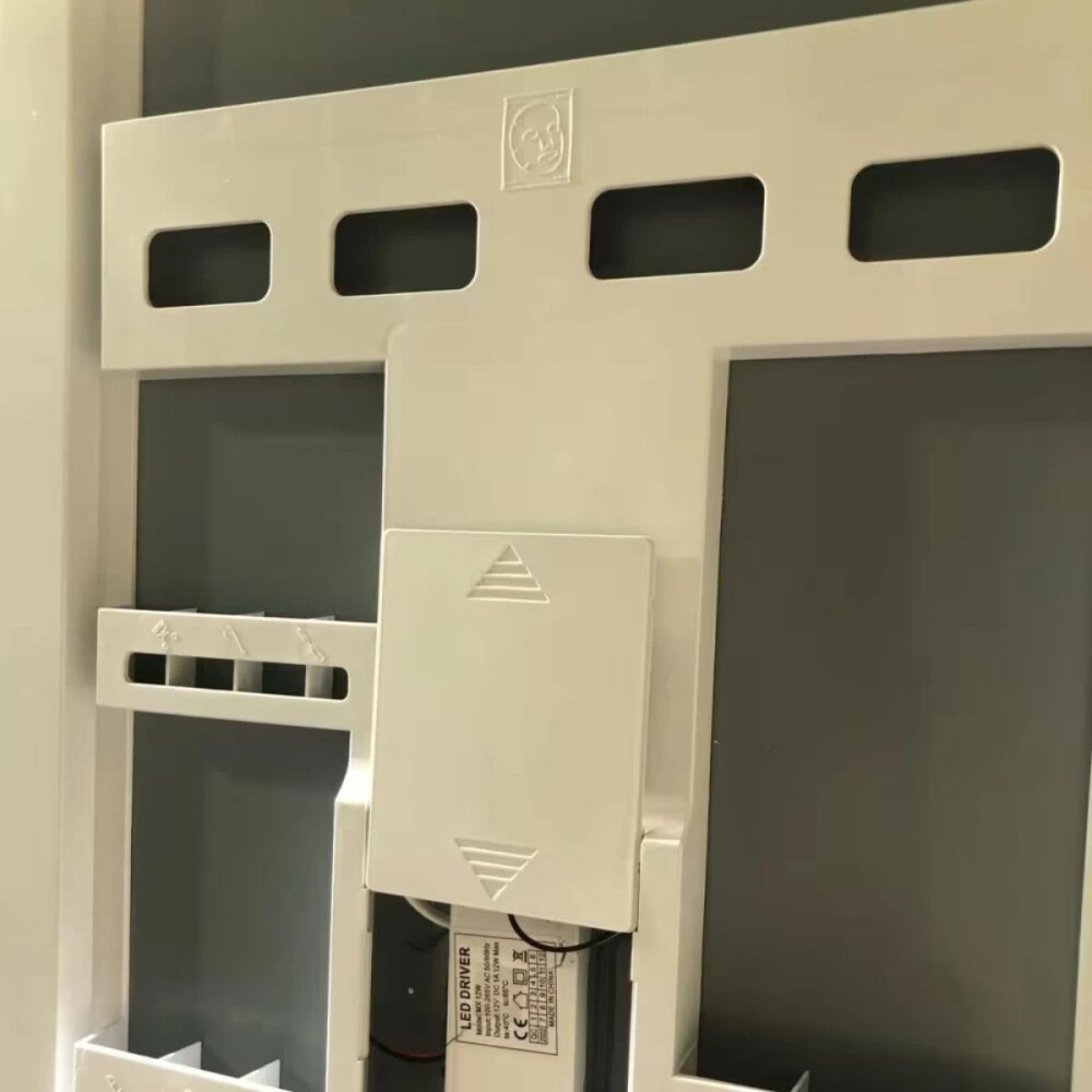 Mueble de baño suspendido Blanco Dmc y espejo botiquín 75 cm Vip blanco Mueble De Baño Suspendido Blanco Dmc Y Espejo Botiquín 75 Cm Vip Blanco