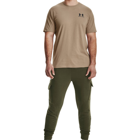 REMERA UNDER ARMOUR SPORTSTYLE LC SS Beige