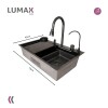 Pileta de Cocina Acero Inox Multifuncional Pileta de Cocina Acero Inox Multifuncional