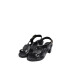 SANDALIA 35-40 PRETO VERN