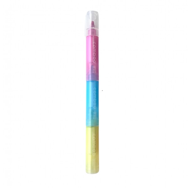 Resaltador clásico 3pcs rosa
