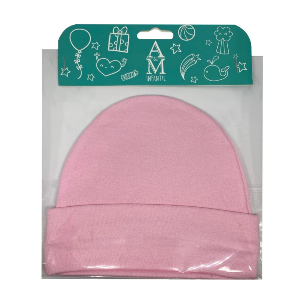 A&M GORRO P/BEBE ROSADO LISO DM044 90135