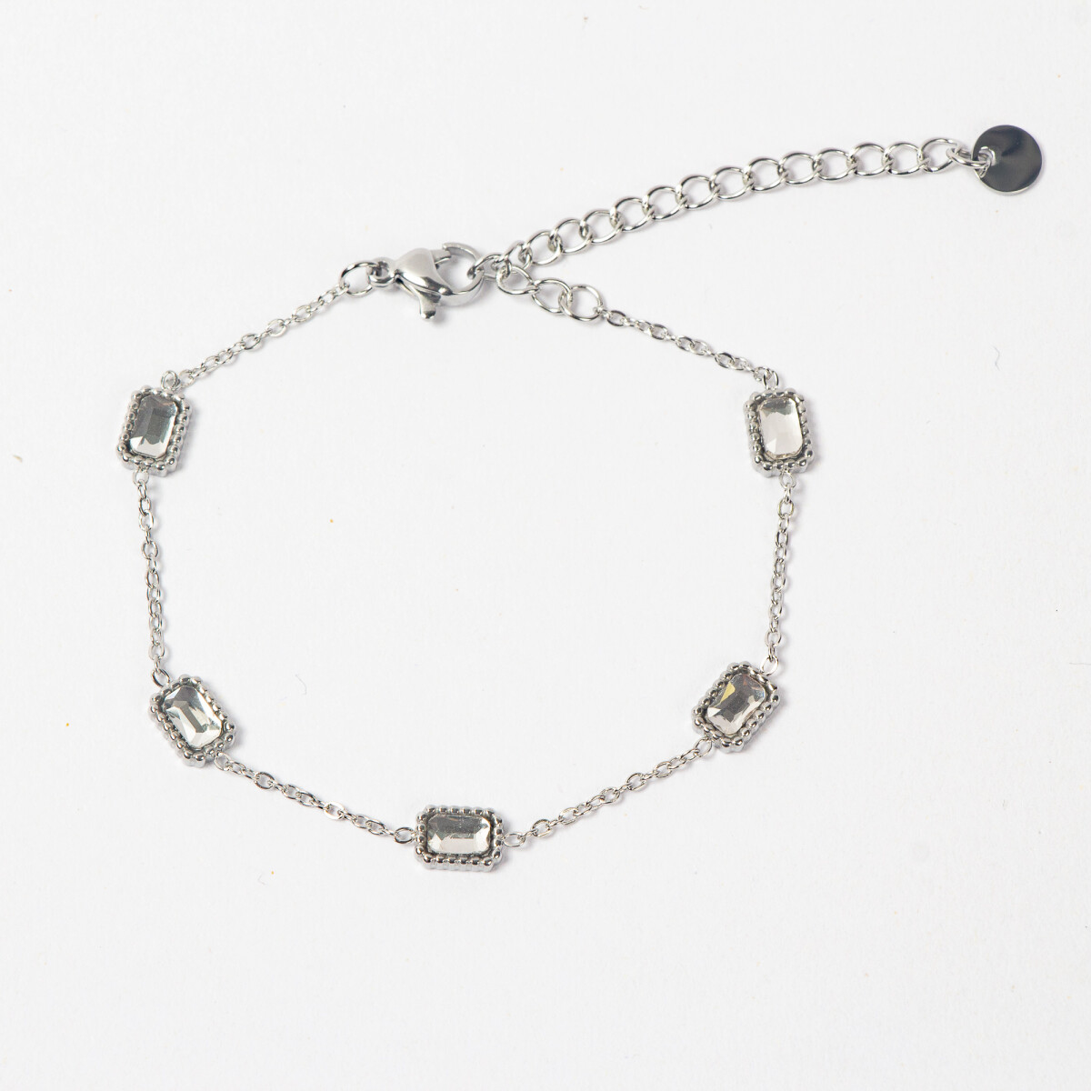 PULSERA INTERNUM PLATEADA 