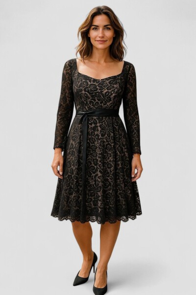 Vestido Sela Negro
