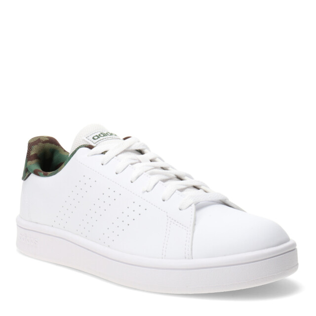 Championes de Hombre Adidas Advantage Base Court Lifestyle Blanco - Camuflado