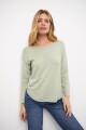 Sweater basico verde pastel