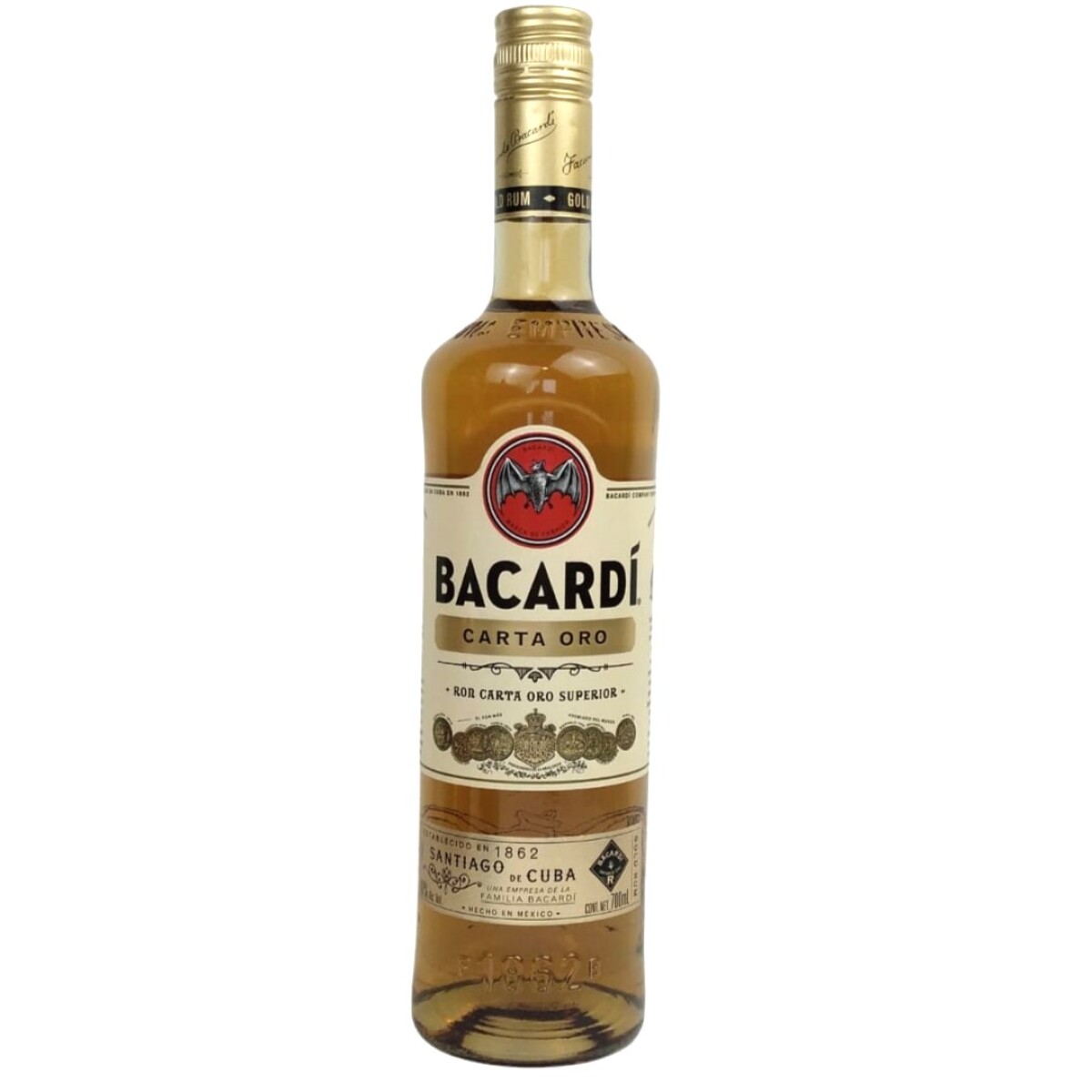 Ron Bacardía Carta Oro 