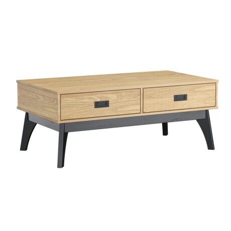 Mesa de Centro Living Lumax 2 Cajones 100% Madera Maciza Mesa de Centro Living Lumax 2 Cajones 100% Madera Maciza