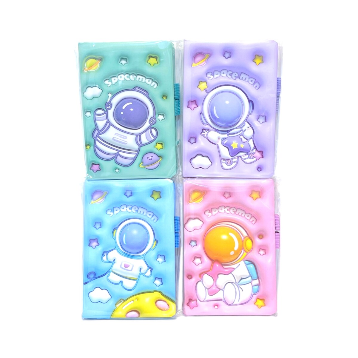 Cuadernito C6 de 80 hojas Astronauta - Violeta 