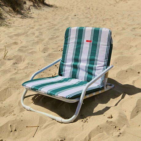 Reposera playa plegable con correa Club Petates Verde