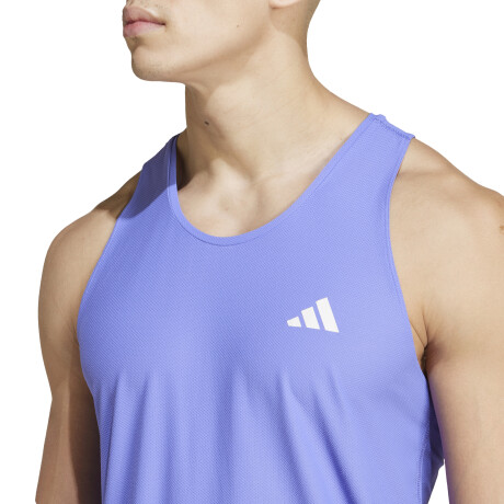 Musculosa de Hombre Adidas OTR Tank Lila - Blanco