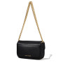 Marc Jacobs - Cartera de hombro con cadena, The Mini Shoulder Bag Negro