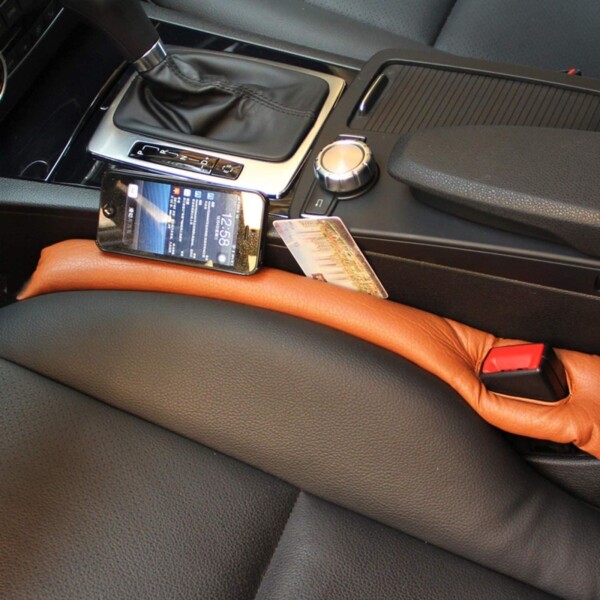 Almohadilla Relleno Agujero Espacio Auto Asiento Anti Caidas Color Variante MARRON