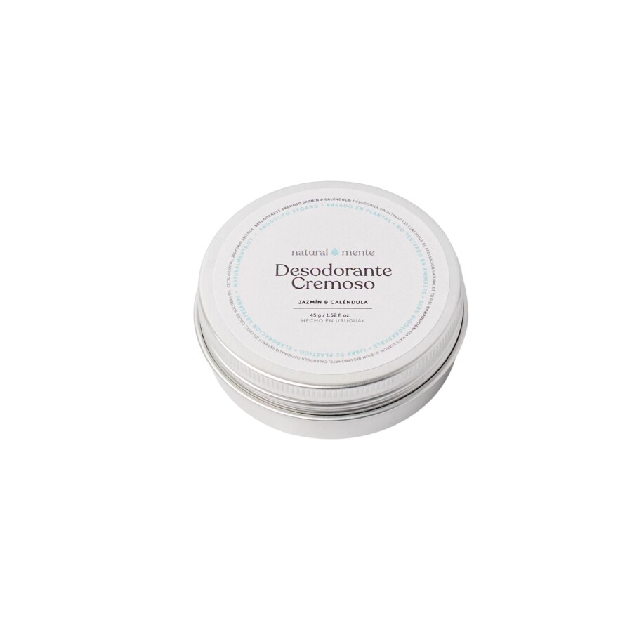 Desodorante crema jazmín y caléndula 45g Naturalmente Desodorante crema jazmín y caléndula 45g Naturalmente