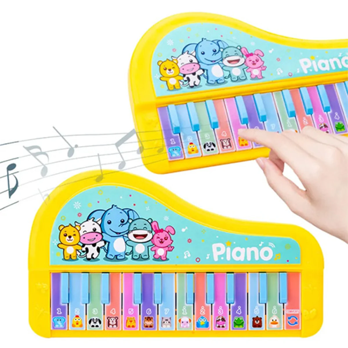 Mini Piano Infantil con Sonido de Animales 