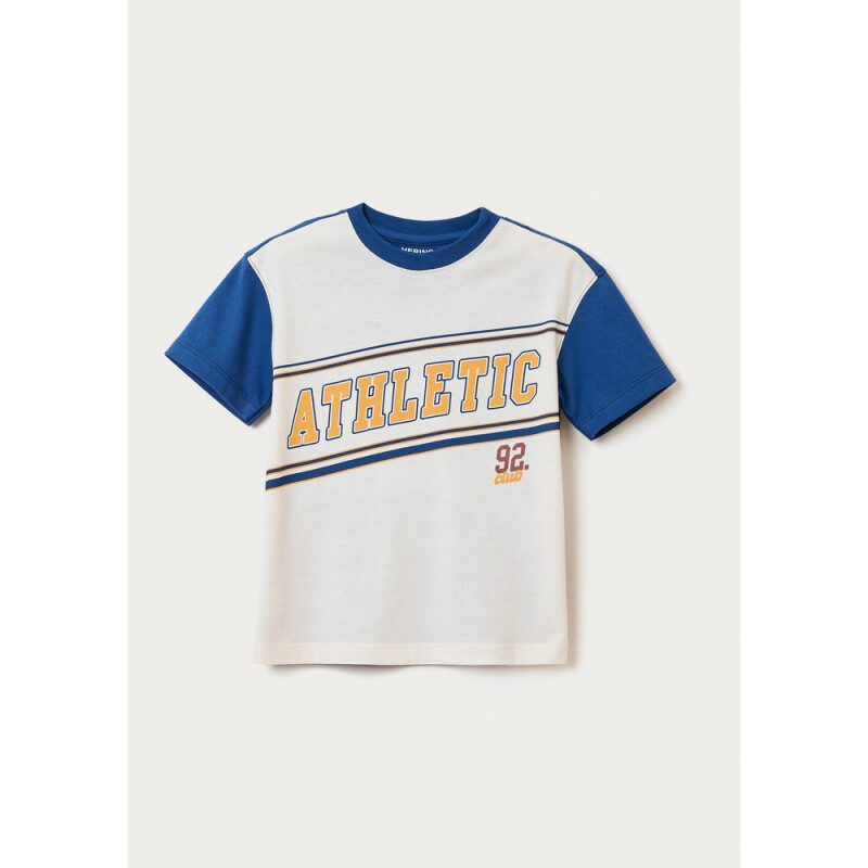 CAMISETA MM OFF WHITE E AZUL