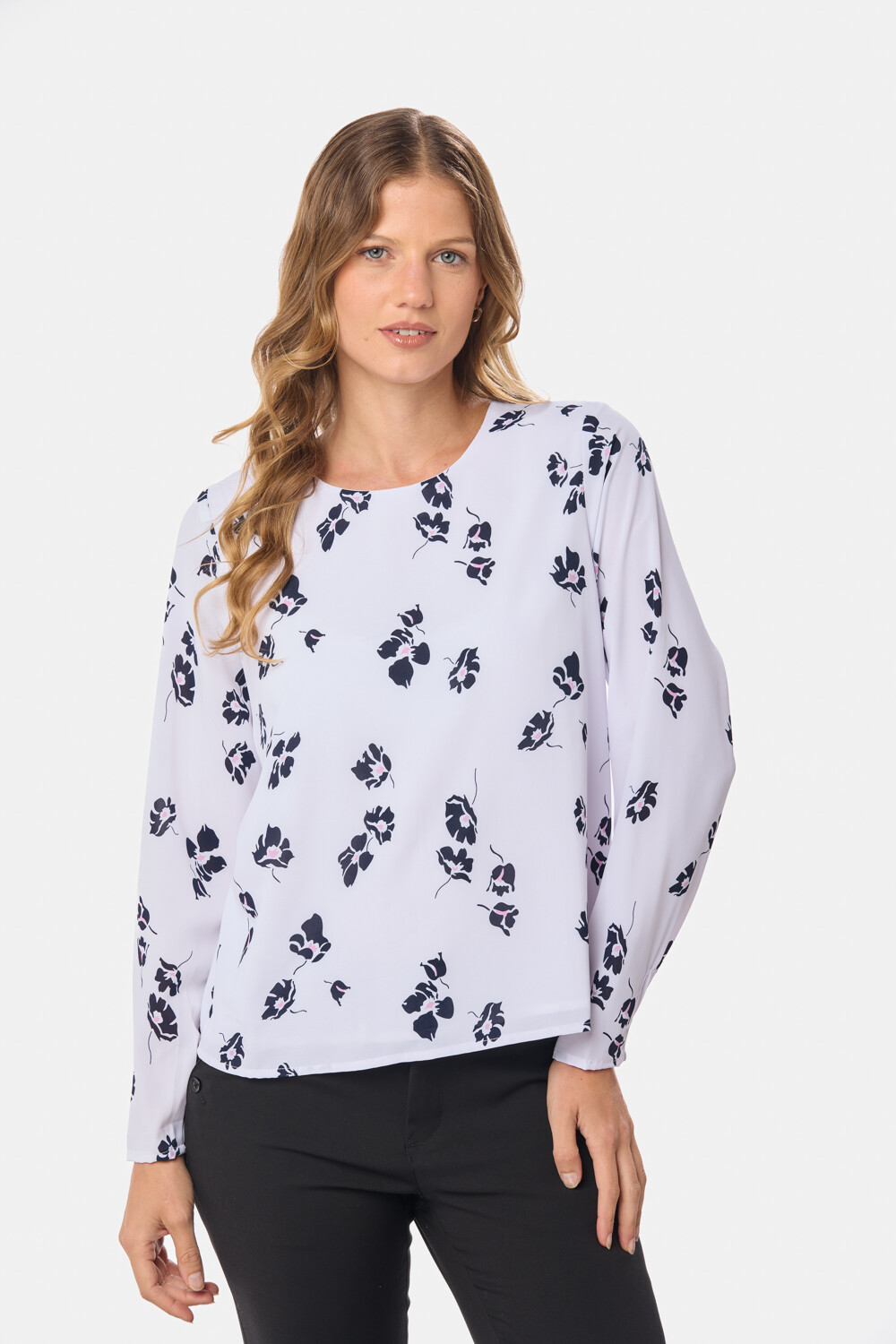 BLUSA ESTAMPADA CLÁSICA Tulipan