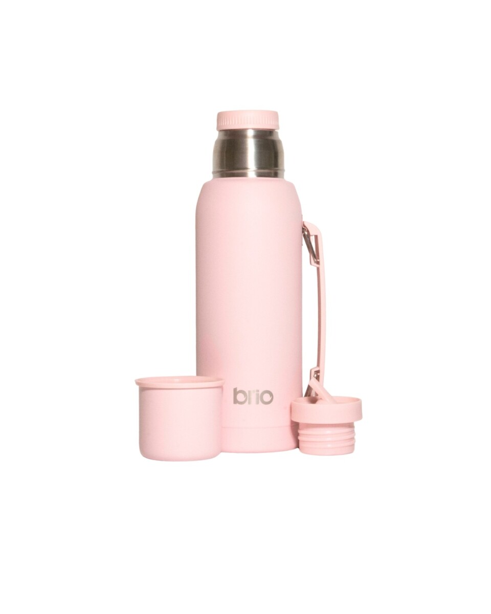 Termo 1 Litro Acero Inox brio Con Pico Cebador - Rosa 