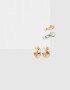 Bijou Cuff Con cuff Set De Aros Mixplating - Dorado