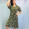 Vestido Flower Green Flowers