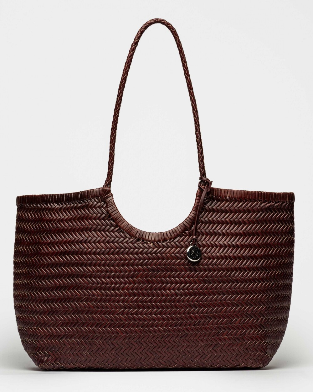 Bolso Ipanema en cuero curtido natural Chocolate