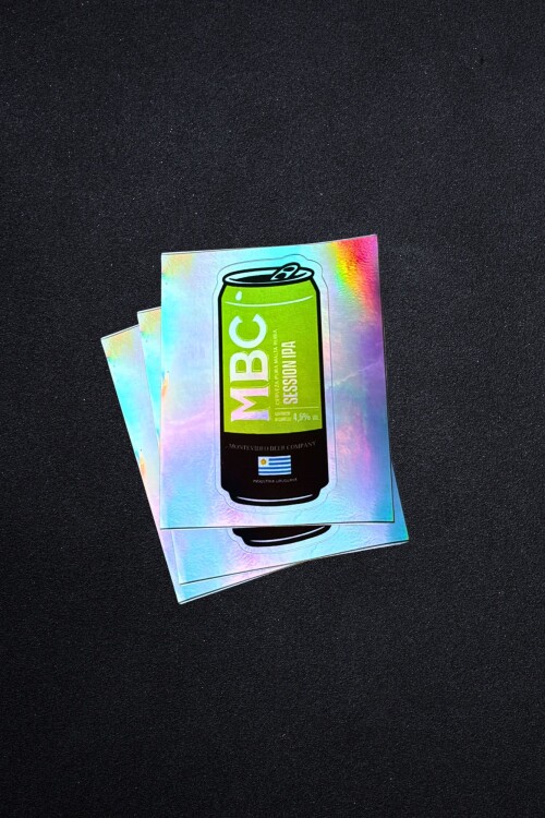 Sticker Lata MBC Tornasol Sticker Lata MBC Tornasol