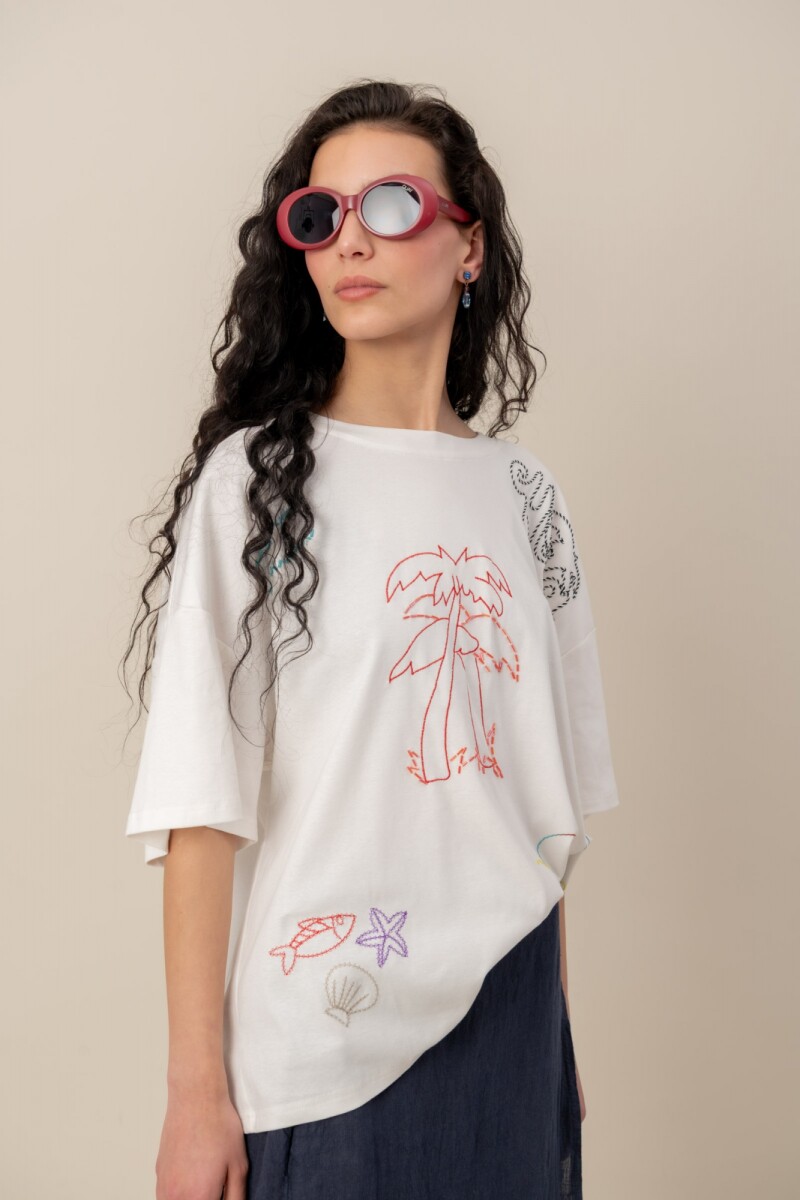 Remera Palma - Blanco 