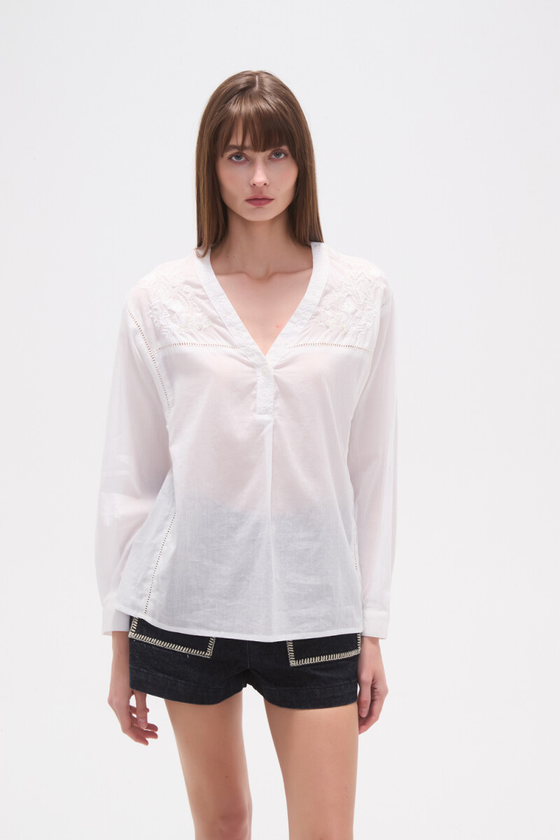 Blusa Tifone - Blanco 