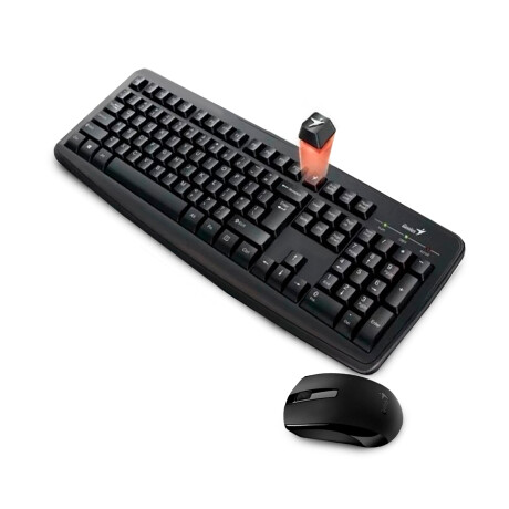 Combo Teclado y Mouse Inalambrico Genius KM-8100 Negro Combo Teclado y Mouse Inalambrico Genius KM-8100 Negro