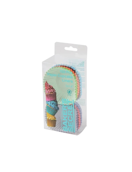 SET 150PCS MOLDE MUFFIN PAPEL D5x3.5CM SURTIDO SET 150PCS MOLDE MUFFIN PAPEL D5x3.5CM SURTIDO